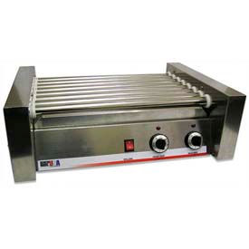 Winco  Dwl Industries Co. 62020 Benchmark USA 62020, Hot Dog Roller Grills, Stainless Steel, 20 Hot Dogs,  120 Volt image.