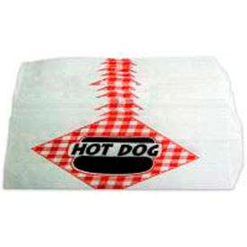 Winco  Dwl Industries Co. 68001 Benchmark USA 68001, Hot Dog Bags, Paper, 1000/Case image.