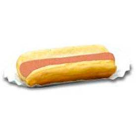 Winco  Dwl Industries Co. 68004 Benchmark USA 68004, Fluted Hot Dog Trays, 500 Trays Per Carton image.