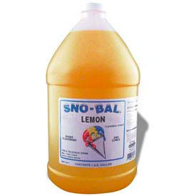 Winco  Dwl Industries Co. 72004CS Snow Cone Syrups - Lemon image.