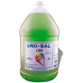 Winco  Dwl Industries Co. 72005CS Snow Cone Syrups - Lime image.