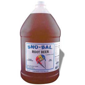 Winco  Dwl Industries Co. 72010CS Snow Cone Syrups - Root Beer image.