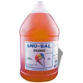 Winco  Dwl Industries Co. 72011CS Snow Cone Syrups - Orange image.