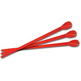 Winco  Dwl Industries Co. 72401 Benchmark 72401 - Spoon Straws, Red, Plastic, 8"L, 200 Per Pack image.