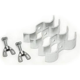 Behlen Country Galvanized Butterfly Clamps For 1-5/8" Tubing Pack of 2 