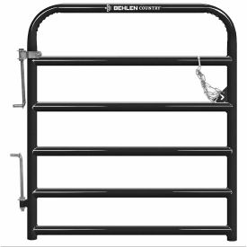 Behlen Country 4 AgStar Heavy Duty Gate 2" Tube Black 