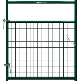 Behlen Country 4 Painted Frontier Square Corner Gate 1-5/8" Medium Duty Wire-Filled Green 