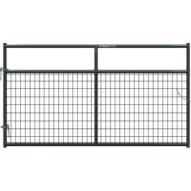 Behlen Country 8 Painted Frontier Square Corner Gate 1-5/8" Medium Duty Wire-Filled Gray 