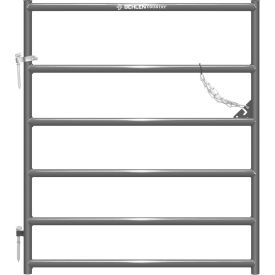 Behlen Country 4 Heritage Square Corner Gate 1-5/8" Tube Gray 