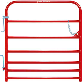 Behlen Country 4 Pasture Pro 7-Bar Gate 1-5/8" Tube Red 