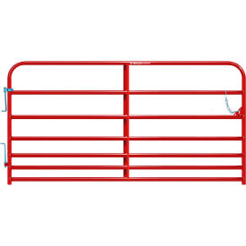 Behlen Country 8 Pasture Pro 7-Bar Gate 1-5/8" Tube Red 