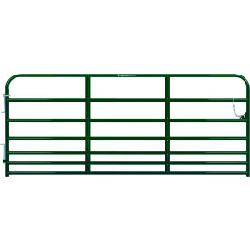 Behlen Country 10 Pasture Pro 7-Bar Gate 1-5/8" Tube Green 