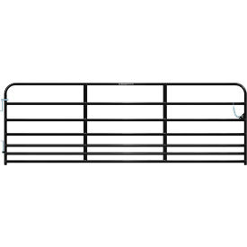 Behlen Country 12 Pasture Pro 7-Bar Gate 1-5/8" Tube Black 