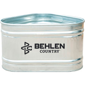 Behlen Country Triangle Tank Nested In 2 60 Gallon Capacity 40"L x 30"W x 23-1/2"H Galvanized 