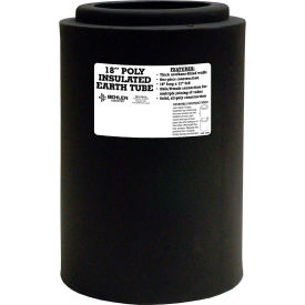 Behlen Country 18" Poly Insulated Earth Tube Black 