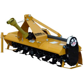 Behlen Mfg. 80118060YEL 6 Gear Driven Rotary Tiller Implement 80118060 with Adjustable Feet Category 1 image.