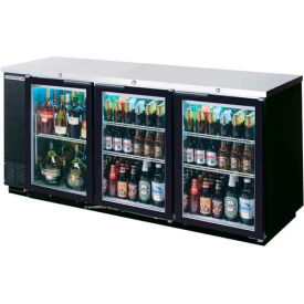 Beverage-Air BB78HC-1-G-B Glass Door Back Bar Refrigerator BB-G Series, 79"W - BB78HC-1-G-B image.
