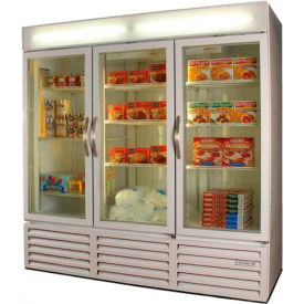 Beverage-Air MMF72HC-5-B Three Door Glass Door Merchandiser Freezer, 78"W MMF72HC-5-B image.