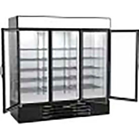 Beverage-Air MMR72HC-1-B Beverage Air® MMR72HC-1-B Merchandiser Refrigerator - Three Glass Doors image.