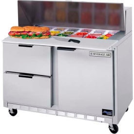 Beverage-Air SPED48HC-08C-2 Food Prep Tables SPED48 Elite Series Cutting Top w/ Drawers, 48"W - SPED48HC-08C-2 image.