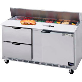 Beverage-Air SPED60HC-08-2 Food Prep Tables SPED60 Elite Series Standard Top w/ Drawers, 60"W - SPED60HC-08-2 image.