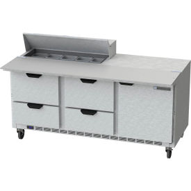 Beverage-Air SPED72HC-10C-4 Food Prep Tables SPED72 Elite Series Cutting Top w/ Drawers, 72"W - SPED72HC-10C-4 image.