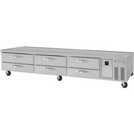 Beverage-Air WTRCS112HC Refrigerated Chef Bases w/ 6 Drawers WTRCS112 Series, 112"W - WTRCS112HC-1 image.