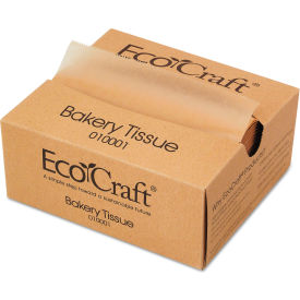 Bagcraft™ EcoCraft Interfolded Dry Wax Deli Sheets 10-3/4"L x 6"W Natural Pack of 10000