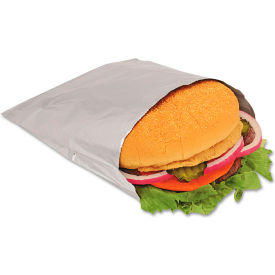 Bagcraft™ Foil Single Serve Bags 6"W x 3/4"D x 6-1/2"H Silver Pack of 1000