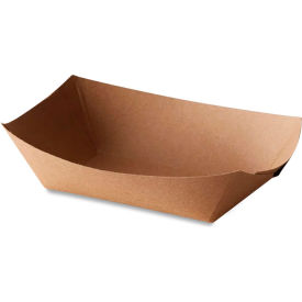 Bagcraft™ EcoCraft Food Tray 2 lb Capacity Natural Pack of 1000