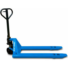 Blue Giant Equipment Corp. FPT-55 Blue Giant® FPT-55 Medium Duty Manual Pallet Jack Truck - 5500 Lb. Capacity - 27 x 48 Forks image.