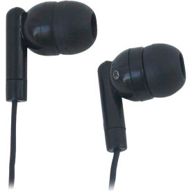 Hamilton & Buhl HA-EBS HamiltonBuhl Silicone Ear Bud Headphones, Black image.