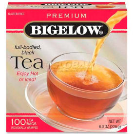 Bigelow Tea Co. BTC00351 Bigelow® Premium Blend Tea, Black Tea, Single Cup Bags, 100/Box image.