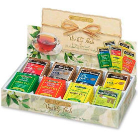 Bigelow Tea Co. BTC10568 Bigelow®  Fine Tea Tray Gift, Assorted Flavors, Single Cup Bags, 64/Box image.