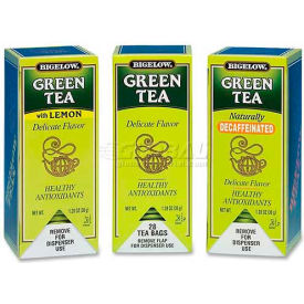 Bigelow Tea Co. BTC10578 Bigelow® Green Tea Bags, Assorted, Single Cup Bags, 168/Carton image.