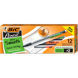 Bic® Mechanical Pencil Non-Refillable 0.7mm Clear Barrel Dozen