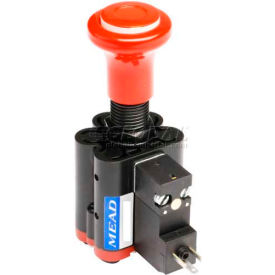 Bimba Mfg Company ACV-R25-SR-A Bimba-Mead Specialty Valve Solenoid ACV-R25-SR-A, 1/4" NPT, Red Knob, Solenoid w/Air Released, 12VDC image.