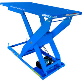 Bishamon Alpha L66K Single Scissor Lift Table Foot Operated 6600 lb. Cap. 59" x 40" 3PH 480V 