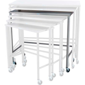 Blickman, Inc, 137824000 Blickman Stainless Steel Nesting Mobile Instrument Table, 40"W x 20"D image.