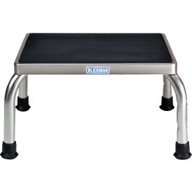 Blickman, Inc, 1011260000 Blickman Step Stool 1260 Stainless Steel w/Mounting Holes image.
