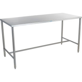 Blickman, Inc, 338036000 Blickman Mobile Stainless Steel Table, 80 x 36", H-Brace image.
