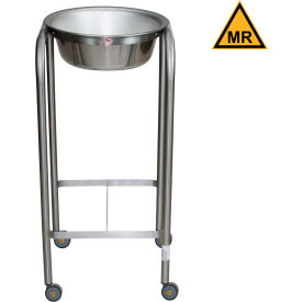 Blickman MRI Safe Single Basin MR Solution Stand w/ H Brace, SS, 15