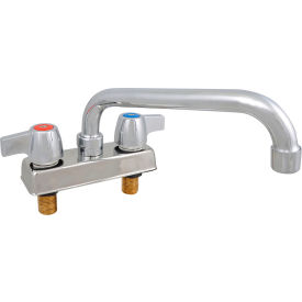 WorkForce Standard Duty Faucet 12" Swing Spout 4" O.C. Deck Mount 