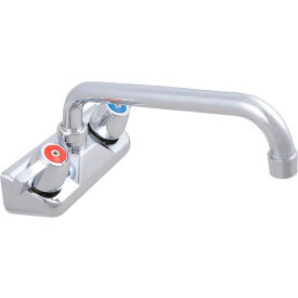 Workforce Standard Duty Faucet 10" Swing Spout 4" O.C. Splash Mount 