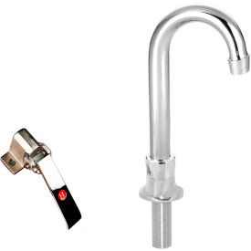 Single Pedal Knee Valve Kit with Deck Mount Faucet, 3-1/2" Gooseneck Spout view 2