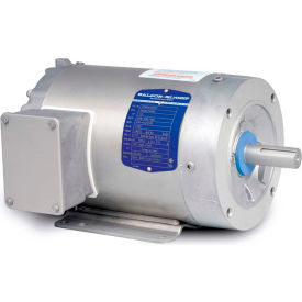 Baldor Electric Co. CSWDM3537 Baldor-Reliance Washdown Motor CSWDM3537, 3 Phase, 0.5 HP, 3450 RPM, 208-230/460 Volts, TENV, 56C FR image.