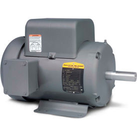 Baldor Electric Co. L3608TM Baldor-Reliance Single Phase Motor, L3608TM, 5 HP, 230 Volts, 3450 RPM, TEFC, 184T Frame image.