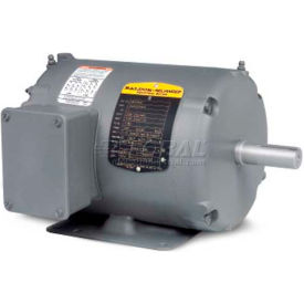 Baldor Electric Co. NM3454/35 Baldor-Reliance General Purpose Motor, 230/460 V, 0.25 HP, 1750 RPM, 3 PH, 56, TENV image.