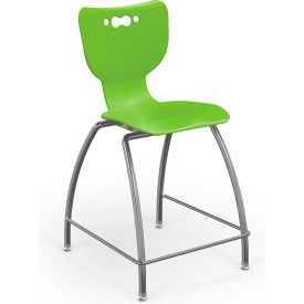 MooreCo Hierarchy 24" Mid Back Stool Green 