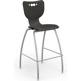 MooreCo Hierarchy 30" Mid Back Stool Black 